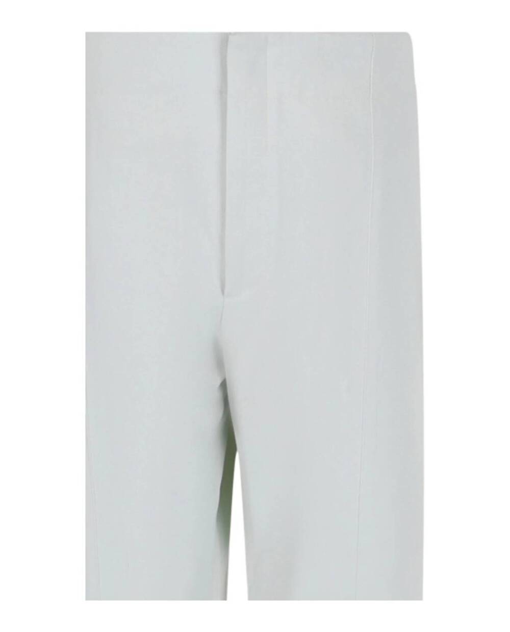 NEW SALVATORE FERRAGAMO men's twill chino trousers in white - Picture 2 of 3